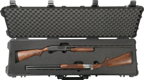 Pelican 017500-0000-110 Protector Long Case, 53.6 in L, 16.05 in W, 6.13 in H, 1-Compartment, Polypropylene, Black