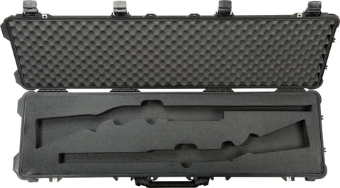 Pelican 017500-0000-110 Protector Long Case, 53.6 in L, 16.05 in W, 6.13 in H, 1-Compartment, Polypropylene, Black