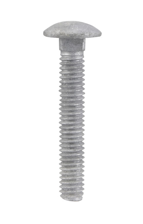 Hillman 5/16 Dia. x 2 in. L Hot Dipped Galvanized Carriage Bolt 100 pk