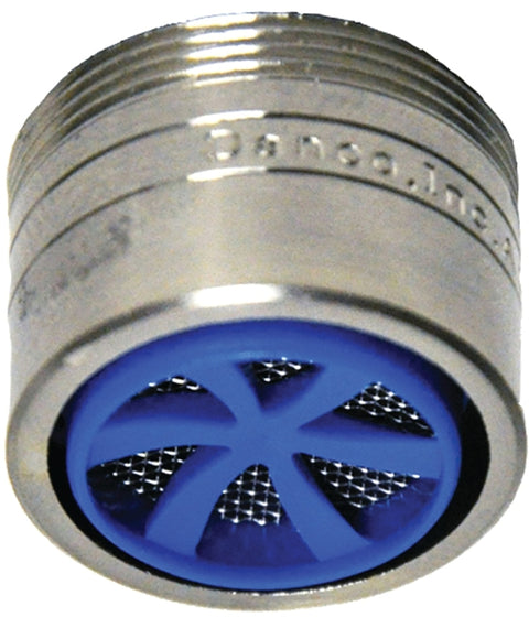Danco 10484 Water Saving Aerator, 15/16-27 Male, Brass, Brushed Nickel
