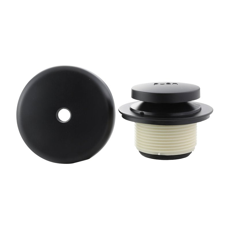 Shell Mounted Overflow Danco 11081 Tub Drain Trim Kit With Overflow, Brass, Black, Matte, For ...