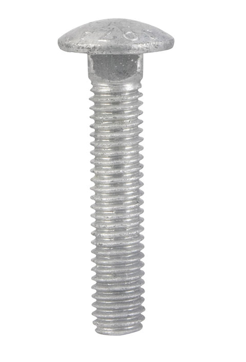 Hillman 3/8 Dia. x 2 in. L Hot Dipped Galvanized Carriage Bolt 100 pk