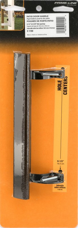Prime-Line C 1190 Door Pull, 9 in H, Wood, Painted