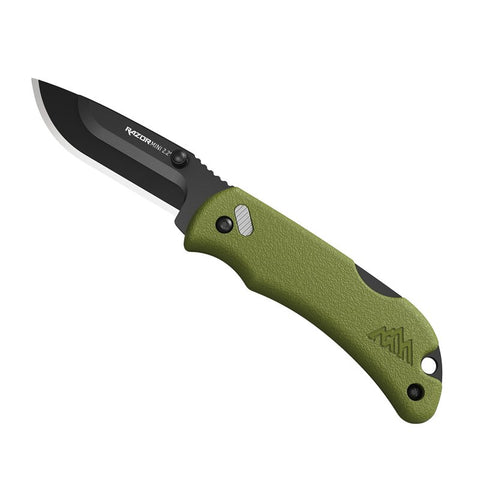 Outdoor Edge RAZORMINI RMB22-2C Replaceable Blade Carry Knife, 2.2 in L Blade, 420J2 Stainless Steel Blade, Pack of 3