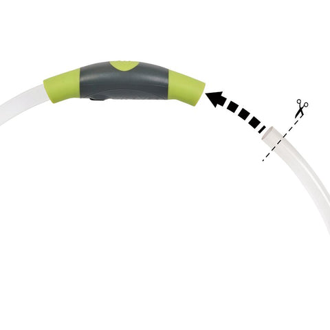 LED SAFETY NECKLACE RECHRG GRN