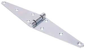 ProSource HSH-Z06-013L Strap Hinge, 2.6 mm Thick Leaf, Steel, 180 Range of Motion, Pack of 10