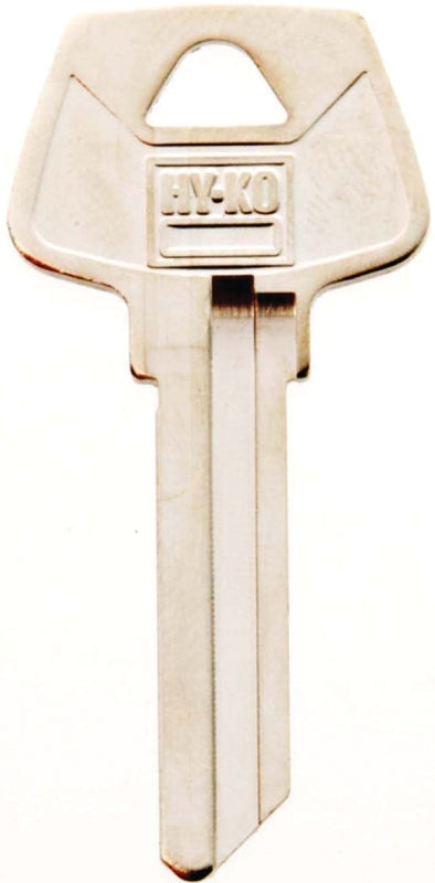 Hy-Ko 11010S6 Key Blank, Brass, Nickel, For: Sargent Cabinet, House Locks and Padlocks, Pack of 10