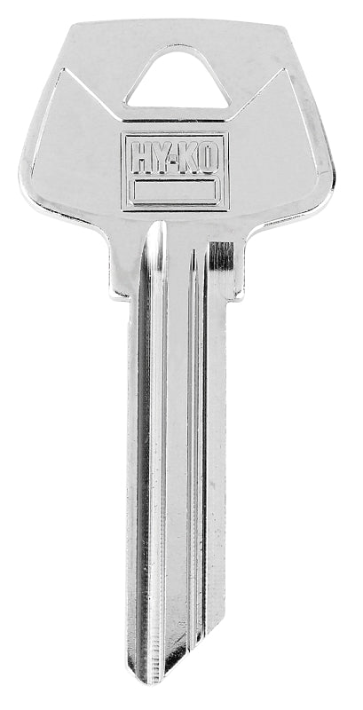 Hy-Ko 11010S48 Key Blank, Brass, Nickel-Plated, For: Sargent S48 Locks, Pack of 10