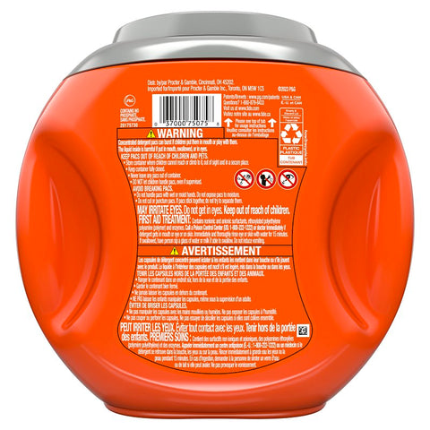 Tide PODS Ultra OXI Series 75075 Laundry Detergent, 43 Count, Original, Pack of 4