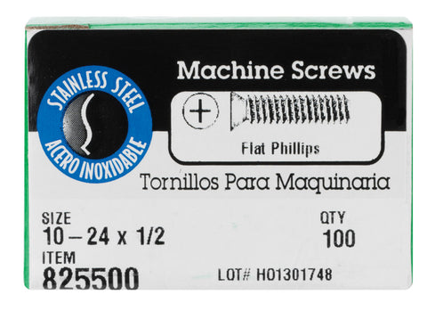 Hillman No. 10-24 Coarse Flat Machine Screws 100