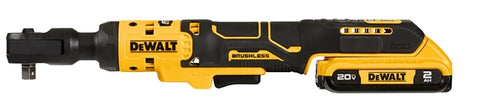 DEWALT Atomic Compact Series DCF513D1 Ratchet Kit, Battery Included, 20 V, 2 Ah, 3/8 in Drive, Square Drive