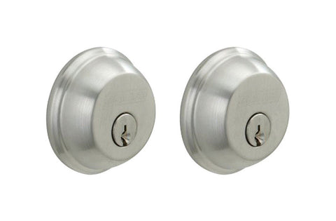 Schlage Commercial Double Cylinder Deadbolt Satin Chrome Steel 1 Grade Left Handed, Right Hande
