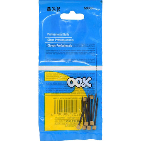 Hillman 533000 Picture Hanger Nail, 30 lb, Steel, Blue, Pack of 12
