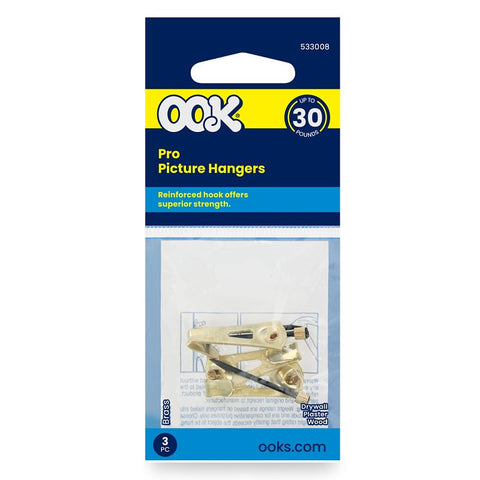 Hillman 533008 Picture Hanger, 30 lb, Pack of 12