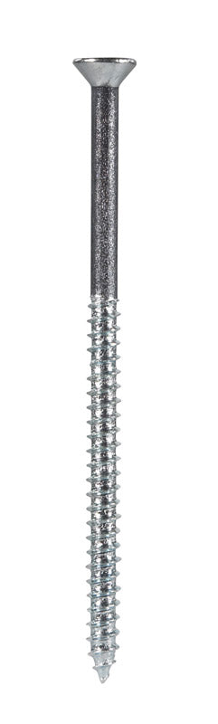 Hillman Flat Wood Screw No. 8 x 3 in. L Zinc Steel 100 pk