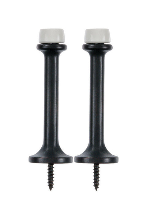 Ace Metal Rigid Door Stop Oil-Rubbed Bronze Yellow