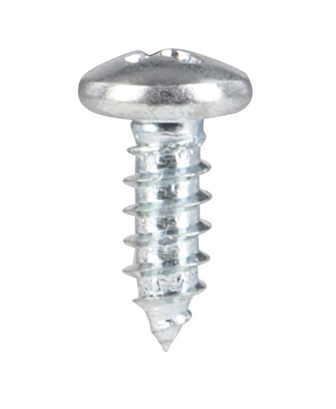Hillman Pan Head Phillips Drive Sheet Metal Screws Steel 10 x 1/2 in. L 100 per box