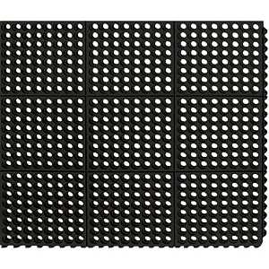 MAT ANTI-FATIGUE BLACK 3FTX3FT