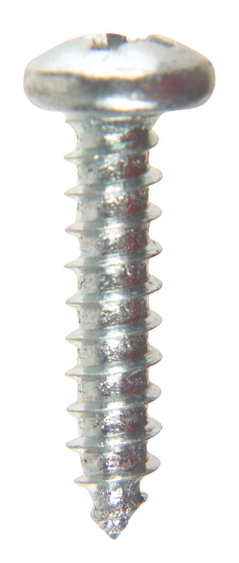 Hillman Pan Head Phillips Drive Sheet Metal Screws Steel 6 x 5/8 in. L 100 per box