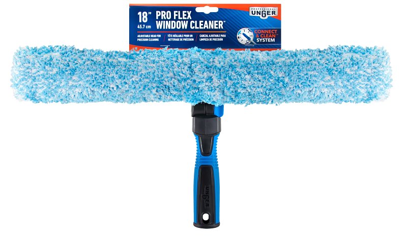 Unger Professional 981660 2-in-1 Window Cleaner, 18 in L Head, Plastic ...