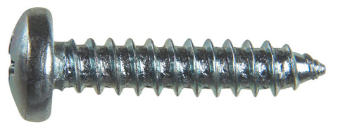 Hillman Pan Head Phillips Drive Sheet Metal Screws Steel 10 x 7/8 in. L 100 per box
