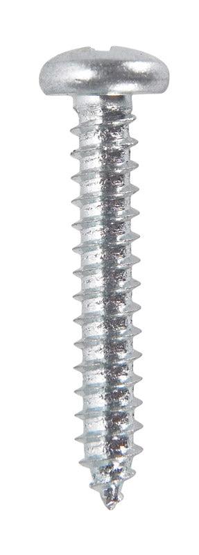 Hillman Pan Head Phillips Drive Sheet Metal Screws Steel 8 x 1 in. L 100 per box