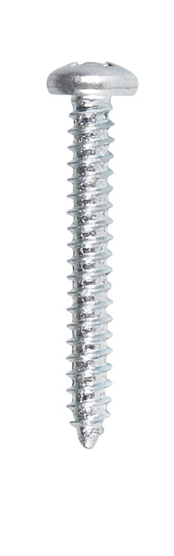 Hillman Pan Head Phillips Drive Sheet Metal Screws Steel 8 x 1-1/4 in. L 100 per box