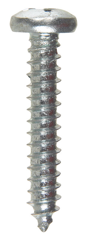 Hillman Pan Head Phillips Drive Sheet Metal Screws Steel 12 x 1-1/4 in. L 100 per box