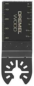 Dremel MM480 Oscillating Blade, 1-5/8 in D Cutting, HCS, Pack of 2