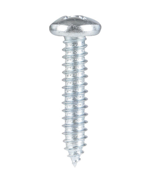 Hillman Pan Head Phillips Drive Sheet Metal Screws Steel 14 x 1-1/4 in. L 100 per box