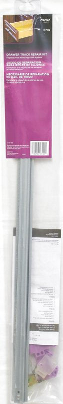 Prime-Line R7125 Drawer Track Kit, Undermount, Steel, Purple