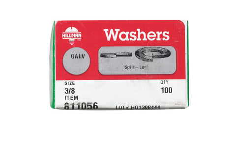 Hillman 3/8 in. Hot-Dipped Galvanized Steel Split Lock Washer