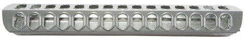 Little Giant 9830 Slide Top Poultry Feeder, 30-Compartment, Rolled Edge, Steel, Galvanized, Ground Mounting