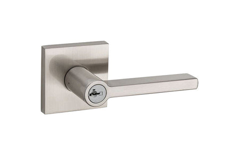 Kwikset Halifax Satin Nickel Steel Entry Lockset ANSI/BHMA Grade 2 1-3/4 in. KW1