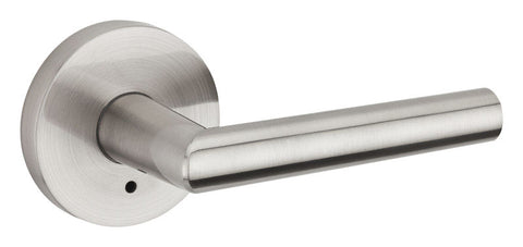 Kwikset Milan Satin Nickel Steel Privacy Lever 2 Grade Right or Left Handed