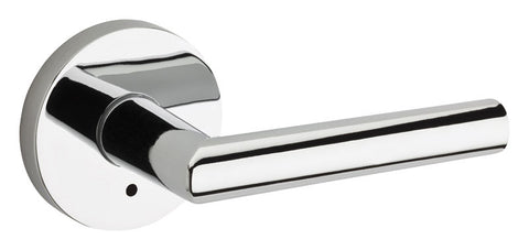 Kwikset Milan Polished Chrome Steel Privacy Lever 2 Grade Right or Left Handed