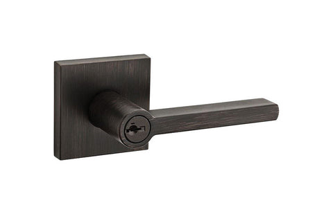 Kwikset Halifax Venetian Bronze Steel Entry Lockset ANSI/BHMA Grade 2 KW1 1-3/4 in.