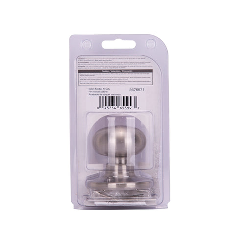 ProSource TFX240V-PS Dummy Knob, TF Design, 1-3/8 to 1-3/4 in Thick Door, Stainless Steel, 65.7 mm Rose/Base