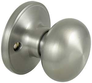 ProSource TFX240V-PS Dummy Knob, TF Design, 1-3/8 to 1-3/4 in Thick Door, Stainless Steel, 65.7 mm Rose/Base