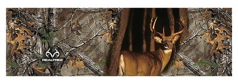 Realtree RT-WF-WT-XT Rear Window Decal, Whitetail with Realtree Xtra Camo, Vinyl Adhesive, Pack of 2