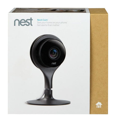 Nest Indoor Cam Plug-in Indoor Black Wi-Fi Security Camera