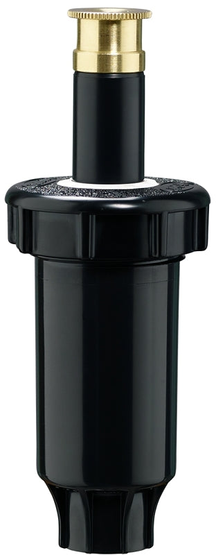 Orbit 54522/54243 Spring Loaded Sprinkler with Brass Nozzle, 1/2 in Connection, 15 ft, Full-Circle, Brass, Pack of 25