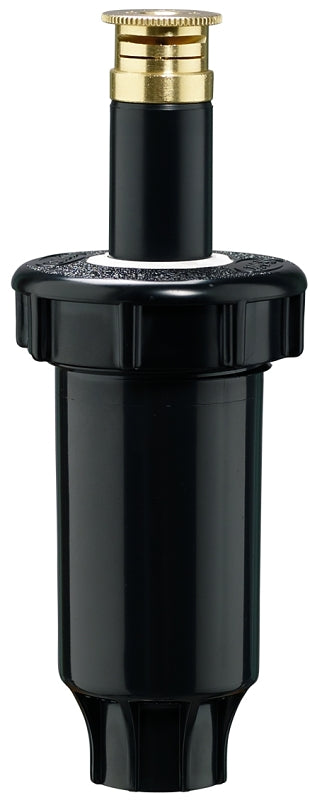 Orbit 54524 Sprinkler Head with Nozzle, 1/2 in Connection, Female Thread, 2 in H Pop-Up, 10 to 15 ft, Twin Spray Nozzle, Pack of 25