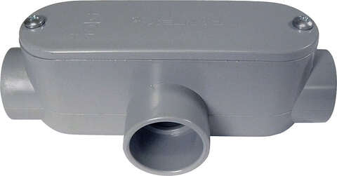 Cantex EZ Box Old Work 14 cu in Rectangle PVC 1 gang Outlet Box Gray