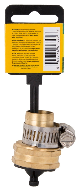 Landscapers Select GB-9412-3/4 Hose Coupling, 3/4 in, Female, Brass, Brass
