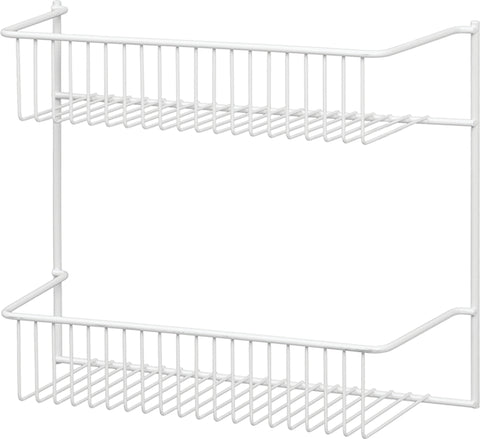 ClosetMaid 8002 Wall Rack, 5 in L x 12-1/2 in W x 10-1/2 in H Dimensions, Steel, White, Pack of 6