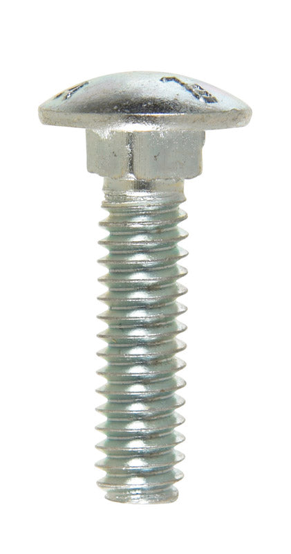 Hillman 1/4 Dia. x 1 in. L Zinc Carriage Bolt 100 pk
