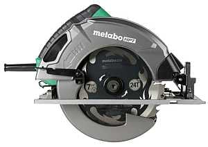 Metabo HPT C7SB3M Circular Saw, 15 A, 7-1/4 in Dia Blade, 1-7/8 in at 45 deg, 2-7/16 in at 90 deg D Cutting