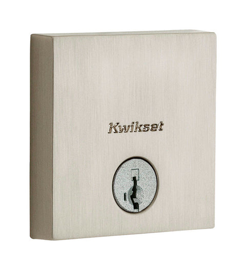 Kwikset Satin Nickel Steel Deadbolt