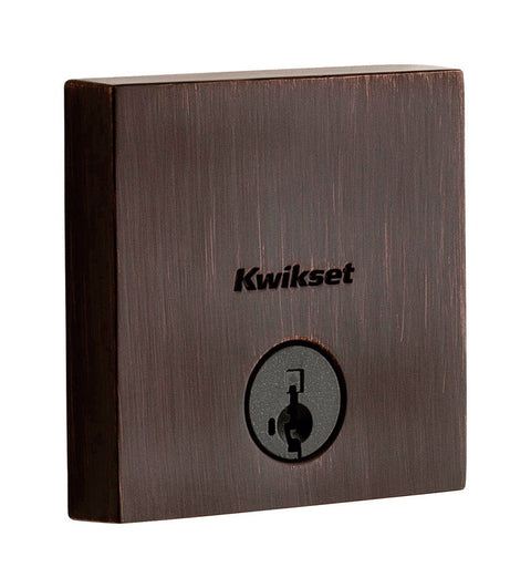 Kwikset Venetian Bronze Deadbolt 1-3/4 in. 2 EA ANSI Grade 1
